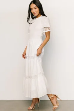 Shop Loveland Geo Lace Maxi Dress | maxi dresses | WINTER ESSENTIALS