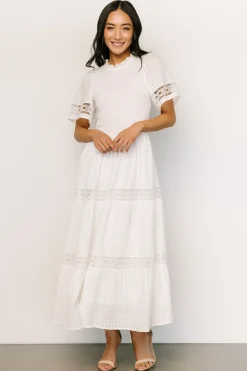 Shop Loveland Geo Lace Maxi Dress | maxi dresses | WINTER ESSENTIALS