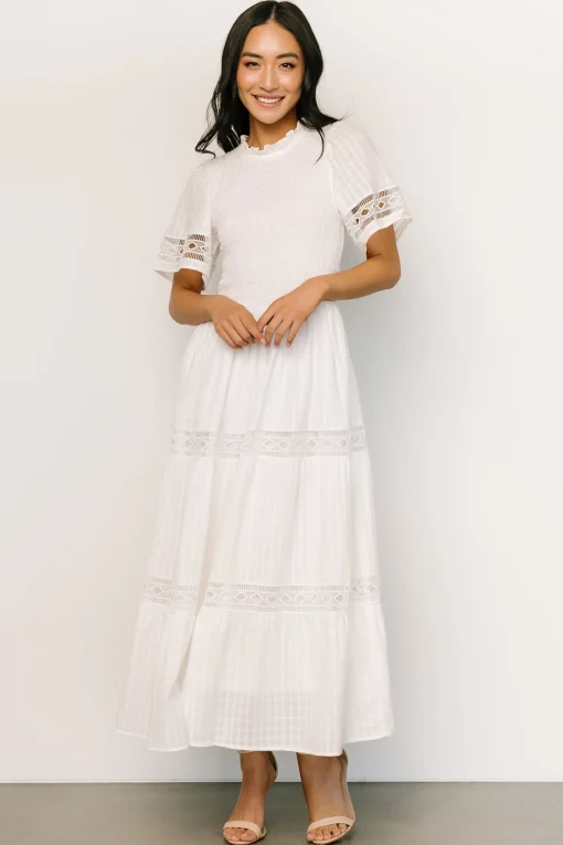 Shop Loveland Geo Lace Maxi Dress | maxi dresses | WINTER ESSENTIALS