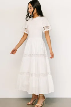 Shop Loveland Geo Lace Maxi Dress | maxi dresses | WINTER ESSENTIALS