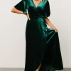 Shop Maella Velvet Wrap Dress | SALE