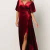 Flash Sale Maella Velvet Wrap Dress | SALE