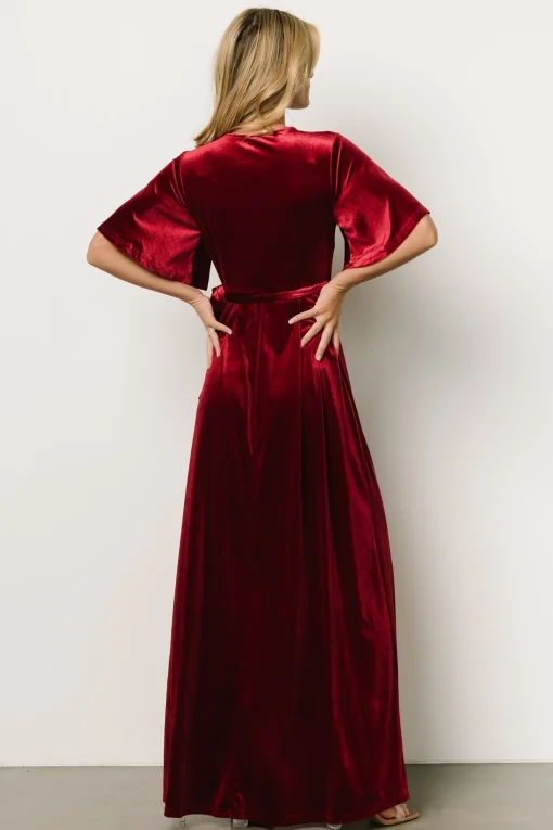 Flash Sale Maella Velvet Wrap Dress | SALE