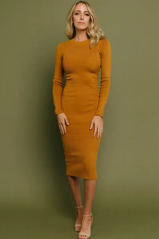 Sale Manhattan Ribbed Sweater Dress | sweaters