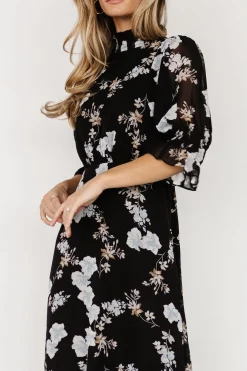 New Marie Mock Neck Maxi Dress | WEDDING SUITE | wedding guest