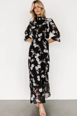 New Marie Mock Neck Maxi Dress | WEDDING SUITE | wedding guest
