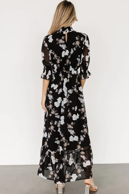 New Marie Mock Neck Maxi Dress | WEDDING SUITE | wedding guest
