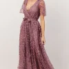 Fashion Marseille Embossed Maxi Dress | SALE