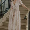 Online Marseille Embossed Maxi Dress | SALE