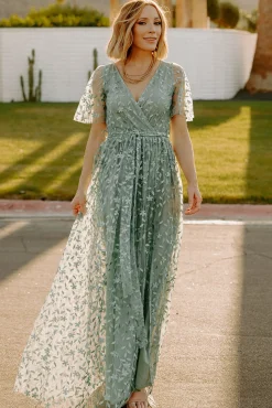 New Marseille Embossed Maxi Dress | SALE