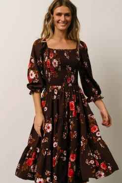 Fashion Marta Smocked Midi Dress | SALE