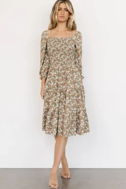 Best Marta Smocked Midi Dress | SALE
