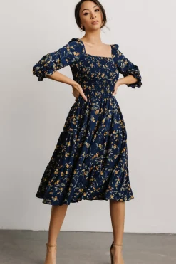 Store Marta Smocked Midi Dress | SALE
