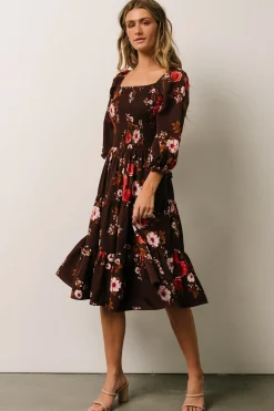 Fashion Marta Smocked Midi Dress | SALE
