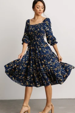 Store Marta Smocked Midi Dress | SALE