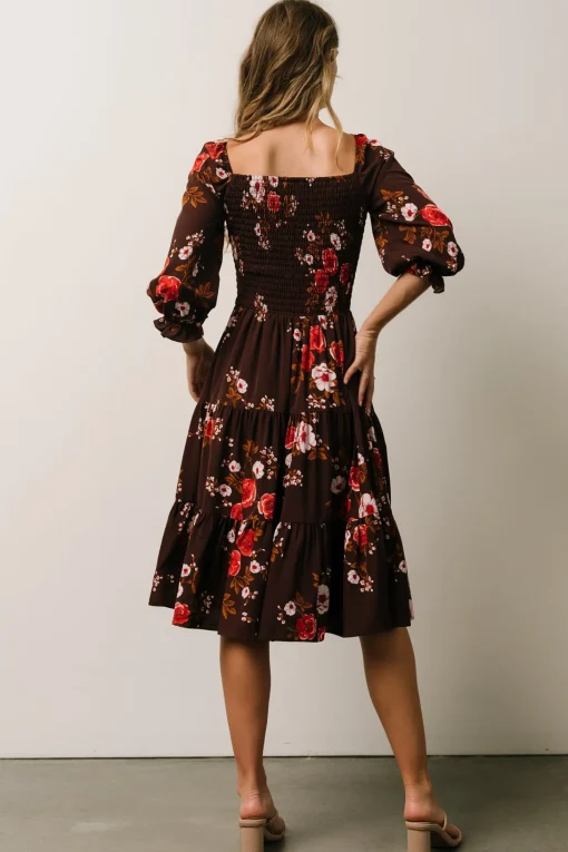 Fashion Marta Smocked Midi Dress | SALE