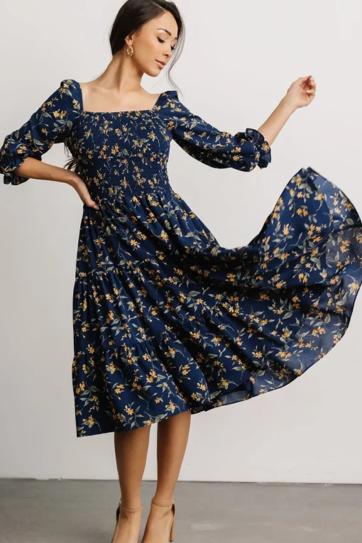 Store Marta Smocked Midi Dress | SALE