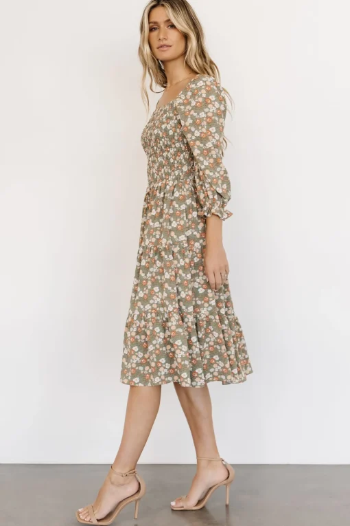 Best Marta Smocked Midi Dress | SALE