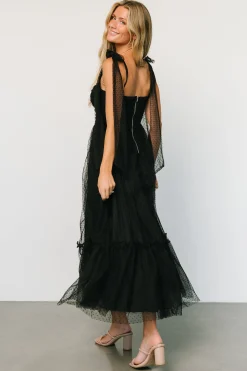 Sale Mavani Swiss Dot Tulle Maxi Dress | tulle styles