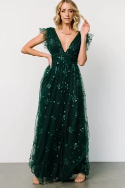 Best Sale Natalia Floral Embellished Maxi Dress | tulle styles