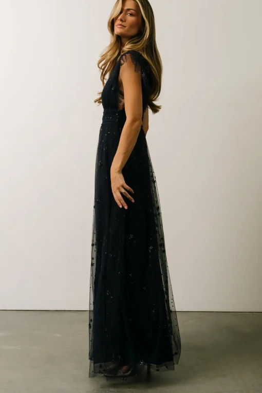 Online Nova Shimmer Maxi Dress | tulle styles