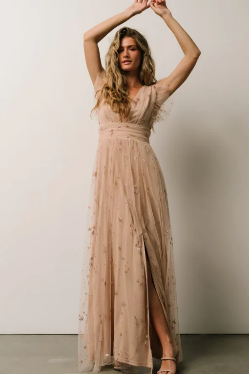 Best Sale Nova Shimmer Maxi Dress | tulle styles