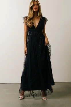 Online Nova Shimmer Maxi Dress | tulle styles