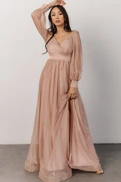 Best Octavia Shimmer Gown | embellished + sequined