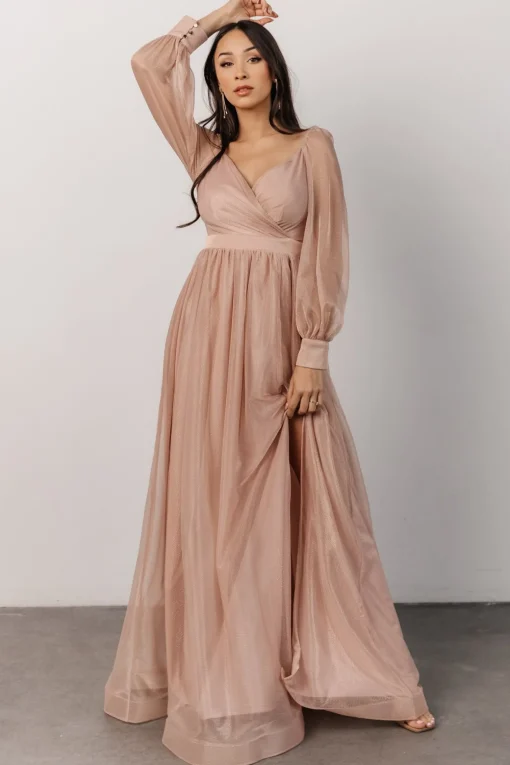 Best Octavia Shimmer Gown | embellished + sequined