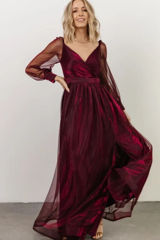 Online Octavia Shimmer Gown | embellished + sequined