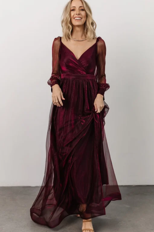 Online Octavia Shimmer Gown | embellished + sequined