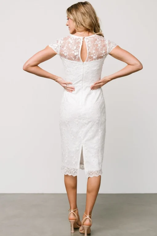 Store Oriana Embossed Shimmer Midi Dress | embellished + sequined