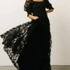 Online Paloma Smocked Feather Maxi Dress | bump friendly | WINTER ESSENTIALS