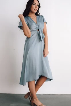 Store Poppy Satin Midi Dress | SALE