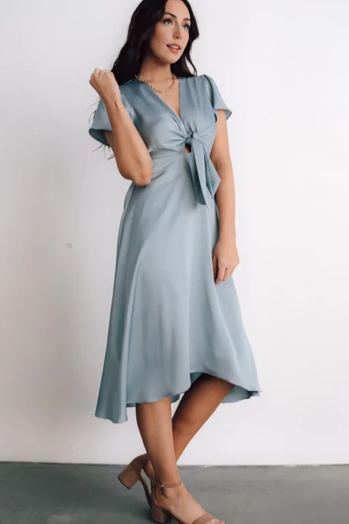 Store Poppy Satin Midi Dress | SALE
