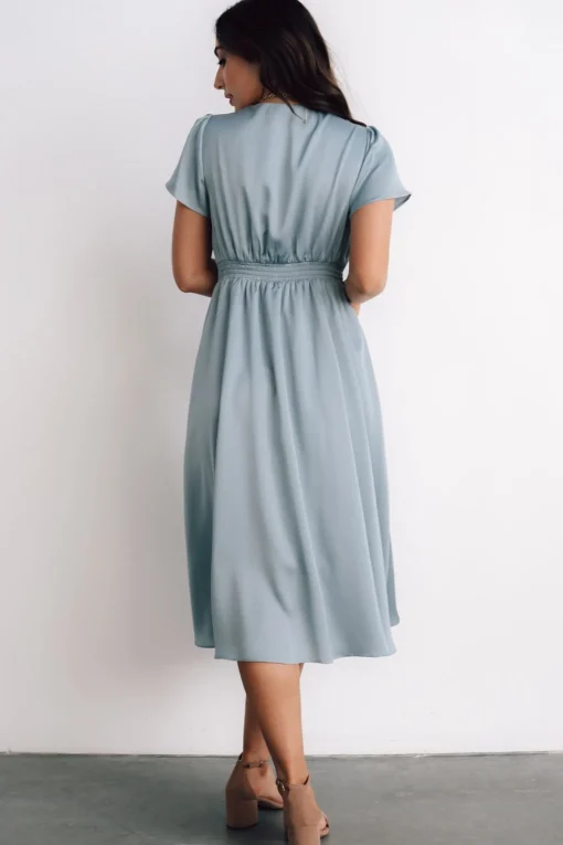 Store Poppy Satin Midi Dress | SALE