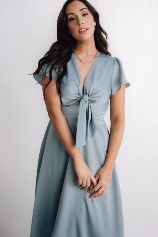 Store Poppy Satin Midi Dress | SALE