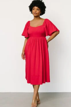 Shop Raquel Back Tie Midi Dress | midi dresses