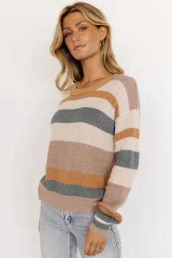 Cheap Riverton Striped Sweater | TOPS