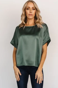 Cheap Rory Satin Top | COMING SOON