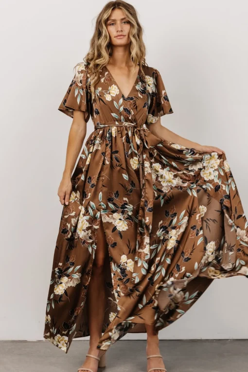 Flash Sale Sicily Satin Maxi Dress | maxi dresses | WEDDING SUITE