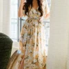 Discount Sicily Satin Maxi Dress | SALE