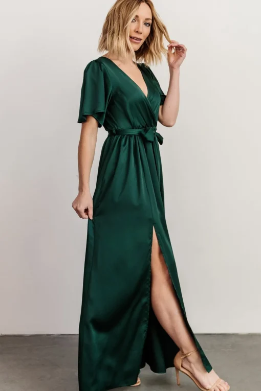 Fashion Sicily Satin Maxi Dress | maxi dresses | WEDDING SUITE