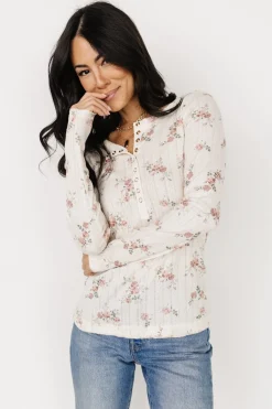 Hot Suzanne Henley Top | blouses + shirts