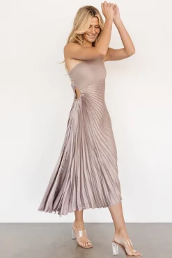 Shop Tasia One Shoulder Pleated Dress | midi dresses