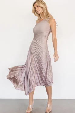 Shop Tasia One Shoulder Pleated Dress | midi dresses