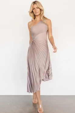 Shop Tasia One Shoulder Pleated Dress | midi dresses