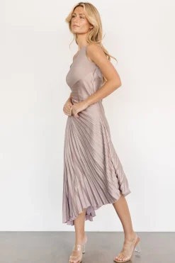 Shop Tasia One Shoulder Pleated Dress | midi dresses