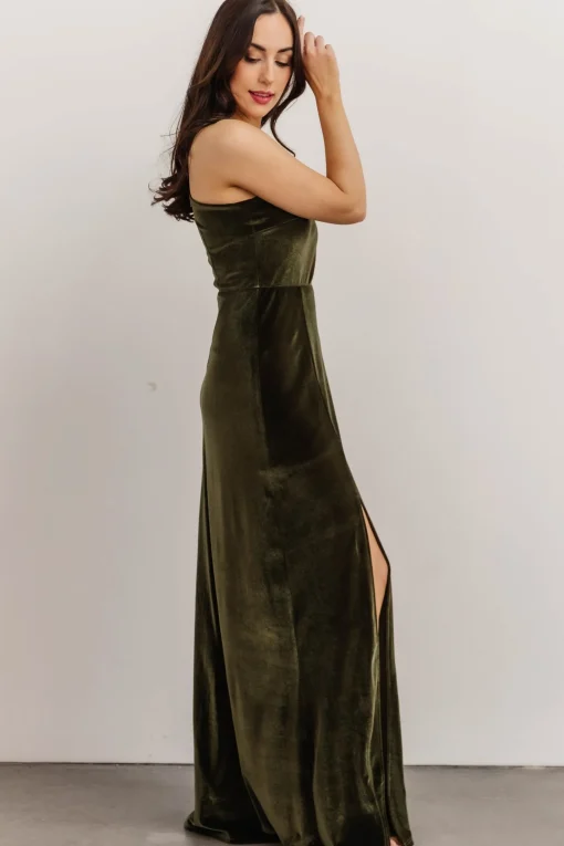 Online Tatiana Velvet One Shoulder Maxi Dress | WEDDING SUITE | wedding guest