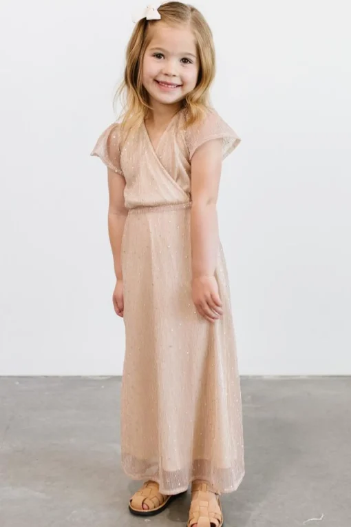 Cheap Toddler Grace Sparkle Gown | embellished + sequined
